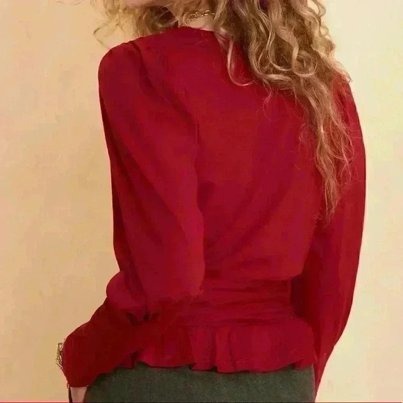 Banana Republic Petite Wrap Top - Picture 3 of 6